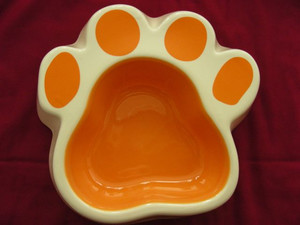 Miska ceramiczna dla zwierząt - łapka