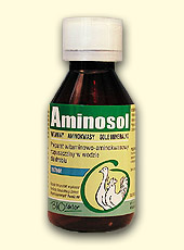 Preparat witaminowo-aminokwasowy dla gołębi Aminosol w płynie